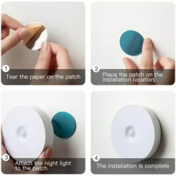 Rechargeable LED Night Light - USB Motion Sensor Lamp