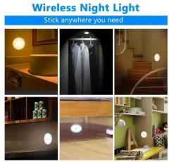 Rechargeable LED Night Light - USB Motion Sensor Lamp