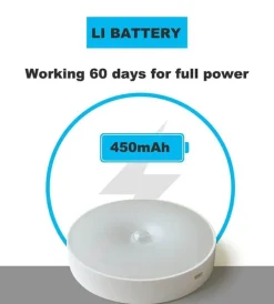 Rechargeable LED Night Light - USB Motion Sensor Lamp