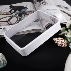 Rechteckige, flache, transparente, auslaufsichere Thermoskanne