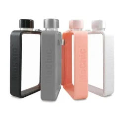 Rechteckige, flache, transparente, auslaufsichere Thermoskanne