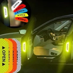 Reflektierende Sicherheitsaufkleber - 4 Stück City Light Decals