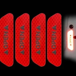 Reflektierende Sicherheitsaufkleber - 4 Stück City Light Decals