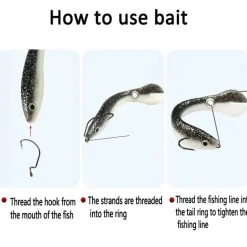 Reflektierender Angelköder – weicher, realistischer Köder