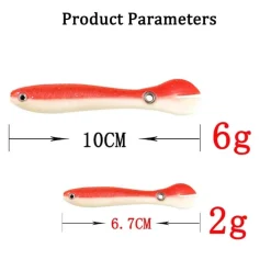 Reflektierender Angelköder – weicher, realistischer Köder