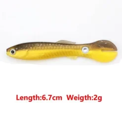 Reflektierender Angelköder – weicher, realistischer Köder