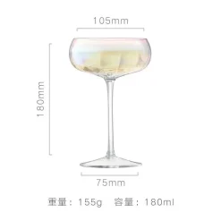 Regenbogen-Rotweinglas-Set – Bunte Cocktailkelche für die Hausbar