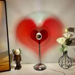 Regenbogen-Sonnenuntergang-Tischlampe – Stimmungsvolle Beleuchtung