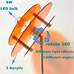 Regenbogen-Sonnenuntergang-Tischlampe – Stimmungsvolle Beleuchtung