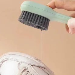 Reinigungsbürste mit weichen Borsten und langem Griff für Schuhe, Kleidung und Bretter – vielseitiges Mehrzweckwerkzeug