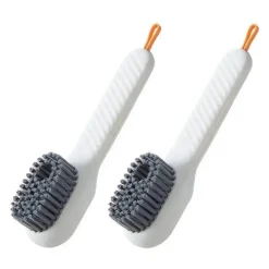 Reinigungsbürste mit weichen Borsten und langem Griff für Schuhe, Kleidung und Bretter – vielseitiges Mehrzweckwerkzeug