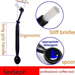 Reinigungsbürste und Löffelset für Espressomaschinen – Unverzichtbares Kaffeezubehör