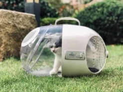 Reisekapsel für Haustiere – atmungsaktive, tragbare Transportbox für Katzen und Hunde