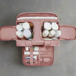 Reise-Organizer-Make-up-Tasche – Weit geöffnete Aufbewahrungslösung