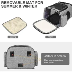 Reiserucksack für Haustiere – erweiterbare, atmungsaktive Tragetasche