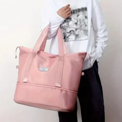 Reisetasche zum Mitnehmen – Wasserdichte Sporttasche aus Nylon