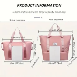 Reisetasche zum Mitnehmen – Wasserdichte Sporttasche aus Nylon