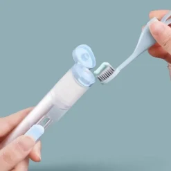 Reise-Zahnpastaspender-Zahnbürstenset - All-in-One-Kit