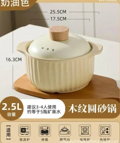 Reiskocher für den Gasherd – Hochtemperaturbeständiger Schmortopf