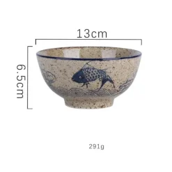 Reisschüssel aus Keramik – kleine Nudelsuppenschüssel für die Küche