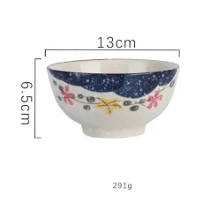 Reisschüssel aus Keramik – kleine Nudelsuppenschüssel für die Küche