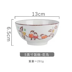 Reisschüssel aus Keramik – kleine Nudelsuppenschüssel für die Küche