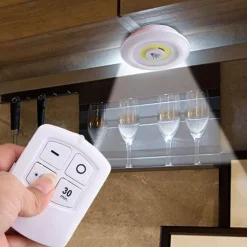 Remote Control Mini Cabinet Dimmable Night Light