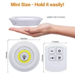 Remote Control Mini Cabinet Dimmable Night Light