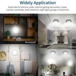 Remote Control Mini Cabinet Dimmable Night Light