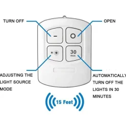 Remote Control Mini Cabinet Dimmable Night Light