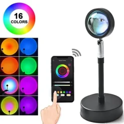 Remote Control Sunset Atmosphere LED Lamp