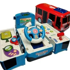 Rennauto-Abenteuerspielzeug – Verwandelbares Spielset für Kinder