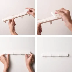 Retractable Wall Hook - Adhesive Home Organizer