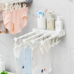 Retractable Wall-Mounted Drying Rack - Space-Saving Clothes Dryer
