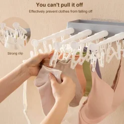 Retractable Wall-Mounted Drying Rack - Space-Saving Clothes Dryer