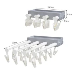 Retractable Wall-Mounted Drying Rack - Space-Saving Clothes Dryer