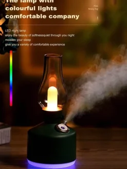 Retro Air Humidifier Wireless Aroma Diffuser Lamp
