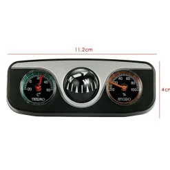 Retro Auto Thermometer Kompass - Stilvolles Autozubehör