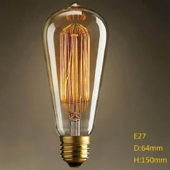 Retro Edison Bulb Set - Vintage Light Bulbs 3PCS