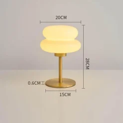 Retro Eierkuchenlampe - Süße Tischlampe