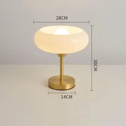 Retro Eierkuchenlampe - Süße Tischlampe