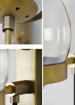 Retro Glass Ball Wall Lamp - Elegant Home Decor Lighting