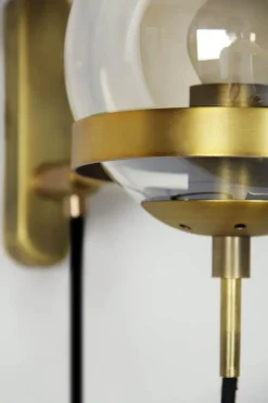 Retro Glass Ball Wall Lamp - Elegant Home Decor Lighting