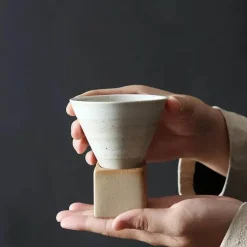 Retro Japanische Porzellantasse - Keramik Latte Tasse