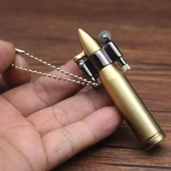 Retro Jet Feuerzeug Schlüsselanhänger - Metall Accessoire