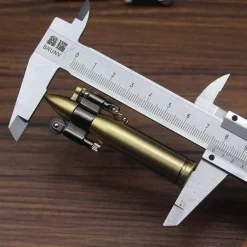 Retro Jet Feuerzeug Schlüsselanhänger - Metall Accessoire