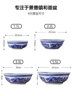 Retro Keramik Rührschüssel - Vintage Backgeschirr Küchenwerkzeug