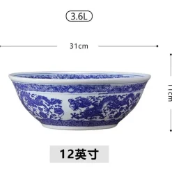 Retro Keramik Rührschüssel - Vintage Backgeschirr Küchenwerkzeug