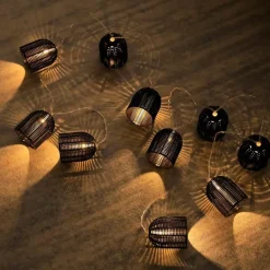 Retro Laternen Lichterketten - Vintage Außenbeleuchtung