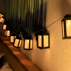 Retro Laternen Lichterketten - Vintage Außenbeleuchtung